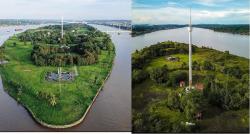 Muncul Pulau Eksotis di Tengah Sungai Mahakam, Faktanya Mengejutkan!