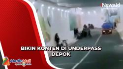 Viral! Usai Diresmikan, Warga Malah Bikin Konten di Underpass Dewi Sartika Depok