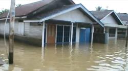 Diguyur Hujan Seharian, Ratusan Rumah di 2 Wilayah Tanah Laut Kalsel Terendam Banjir