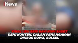 Viral! Ibu Beri Bayi Kopi Saset Demi Konten, dalam Penanganan Dinsos Gowa, Sulsel