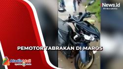Diduga Ugal-ugalan di Jalan, 2 Remaja Pengendara Sepeda Motor Tabrakan