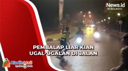 Polisi Nyaris Ditabrak Pengendara saat Amankan Aksi Balap Liar di Soreang