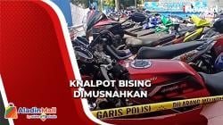 Belasan Motor dengan Knalpot Bising Diamankan Polisi di Kota Palopo
