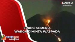 12 Jam, Gunung Semeru di Lumajang Erupsi 34 Kali