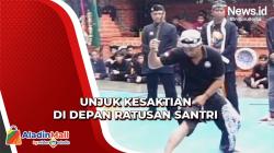 Ngeri! Pendekar Terluka Golok Sendiri saat Atraksi Silat di Sukabumi<