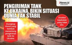 Infografis Pengiriman Tank ke Ukraina Bikin Situasi Dunia Tak Stabil