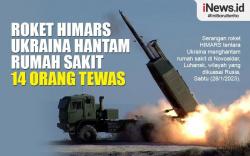 Infografis Serangan Roket Ukraina Hantam Rumah Sakit Tewaskan 14 Orang