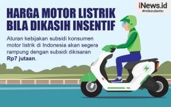 Infografis Intip Harga Motor Listrik bila Dikasih Insentif Rp7 Juta, Ada yang Cuma Rp3,6 Jutaan