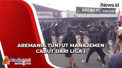 Demo Aremania Ricuh di Depan Kantor Manajemen Arema FC