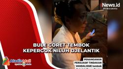 Heboh, Bule ABG Kepergok Coret Tembok SD di Bali, Ditegur Niluh Djelantik