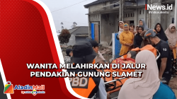 Naik Bersama Suaminya, Wanita ini Melahirkan di Jalur Pendakian Gunung Slamet