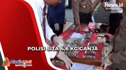 Polres Gianyar Bali Amankan 4,6 Kg Ganja, Target Sasaran Wisatawan di Ubud