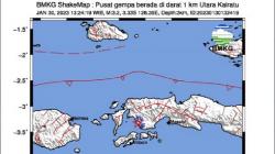 Gempa Terkini M3,2 Guncang Kairatu, Berpusat di Darat pada Kedalaman 3 Km