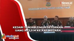 Kejari Tanjung Jabung Timur Setorkan Rp2,5 Miliar ke Kas Negara dari Uang Denda Pembakaran Lahan