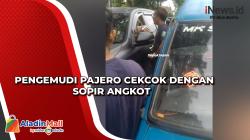 Viral, Pengemudi Pajero Pelat RFP Cekcok dengan Sopir Angkot