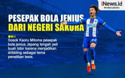 Infografis Kaoru Mitoma Pesepak Bola Jenius Jepang