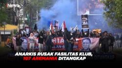  Anarkis Rusak Fasilitas Klub, 107 Aremania Ditangkap