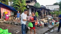 DPP Partai Perindo Berikan Sembako Bagi Warga Terdampak Banjir di Manado