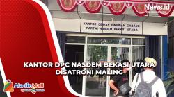 Kantor DPC Nasdem Bekasi Utara Dibobol Maling, Uang Ratusan Juta dan Barang Elektronik Raib