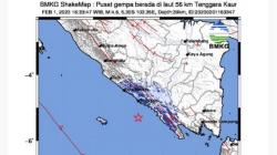 Gempa Terkini Magnitudo 4,6 Guncang Kaur, Getaran Terasa hingga Lampung Barat