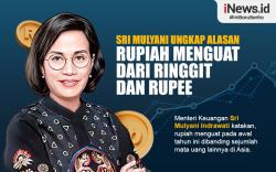 Infografis Sri Mulyani Ungkap Alasan Rupiah Lebih Kuat dari Ringgit dan Rupee