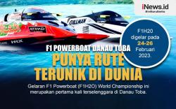 Infografis F1H2O Danau Toba, Punya Rute Terunik di Dunia