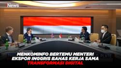 Menkominfo Bertemu Menteri Ekspor Inggris Bahas Kerja Sama Transformasi Digital