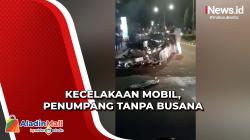 Mobil Pelat Merah Kecelakaan di Jambi, Saksi Lihat Penumpang Tanpa Busana