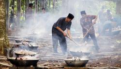 31 Kambing Disembelih pada Tradisi Nyadran di Kompleks Pemakaman Ngijo Semarang