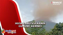 Hujan Abu Vulkanik Gunung Kerinci, Warga Imbau Gunakan Masker saat Aktivitas di Luar Rumah