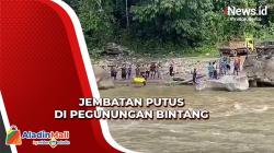 Evakuasi Korban Tewas Jembatan Putus di Pegunungan Bintang