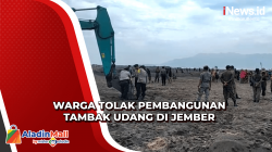 Tolak Pembangunan Tambak Udang, Ratusan Warga di Jember Dirikan Tenda di Pantai Puger