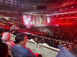 Di Puncak Konser, Dewa 19 Ucapkan Terima Kasih ke Iriana Joko Widodo dan Prabowo