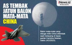Infografis AS Tembak Jatuh Balon Mata-Mata China