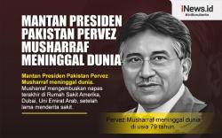 Infografis Pervez Musharraf Meninggal Dunia