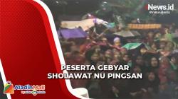 Peserta Gebyar Sholawat Menuju 1 Abad NU Pingsan akibat Cuaca Buruk di Badung Bali