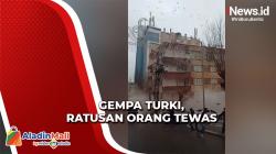 Turki Diguncang Gempa M 7,8, Ratusan Orang Tewas dan Bangunan Runtuh