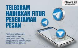 Infografis: Telegram Hadirkan Fitur Penerjamah Pesan dari Bahasa Berbeda
