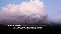 Awan Panas Erupsi Gunung Semeru Meluncur ke Sisi Tenggara