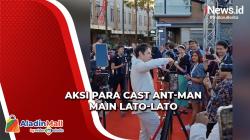 Aksi Keren Para Cast Ant-Man Pamer Skill Main Lato-Lato