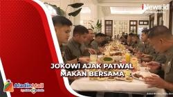 Momen Presiden Jokowi dan Ibu Iriana Ajak Makan Bersama, Para Pengawal Antusias