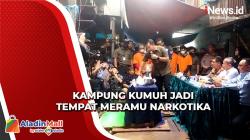 Sulap Kampung Kumuh di Johar Baru jadi Dapur Narkotika, 4 Pelaku Diringkus Polisi