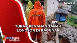 Begini Kondisi Turap Penahan Tanah yang Ambrol akibat Terkikis Hujan di Ragunan