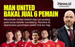 Infografis Manchester United Bakal Jual 6 Pemain