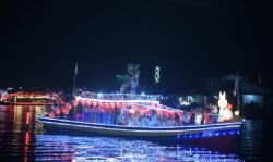 Meriah, Muare Ulakkan Night Festival Diikuti Puluhan Peserta Lomba Kapal Motor Hias