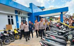 Polisi Amankan 64 Motor dan 2 Mobil Bodong di Lubuklinggau<