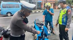 Hari Pertama Operasi Keselamatan Samrat 2023, Puluhan Pelanggar Lalu Lintas Ditilang 