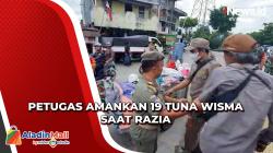 Petugas Gabungan Amankan 19 Tuna Wisma dan Sita Sejumlah Gerobak sat Razia PPKS