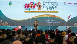 Presiden Jokowi Hadiri Puncak Peringatan Hari Pers Nasional di Medan