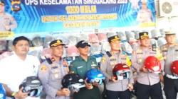 Operasi Keselamatan Singgalang 2023, Polres Pasaman Barat Bagikan 1.000 Helm